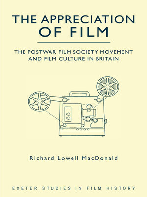cover image of The Appreciation of Film
